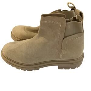 Steve Madden Womens Boots Sand Suede Moira Bootie Casual 8.5